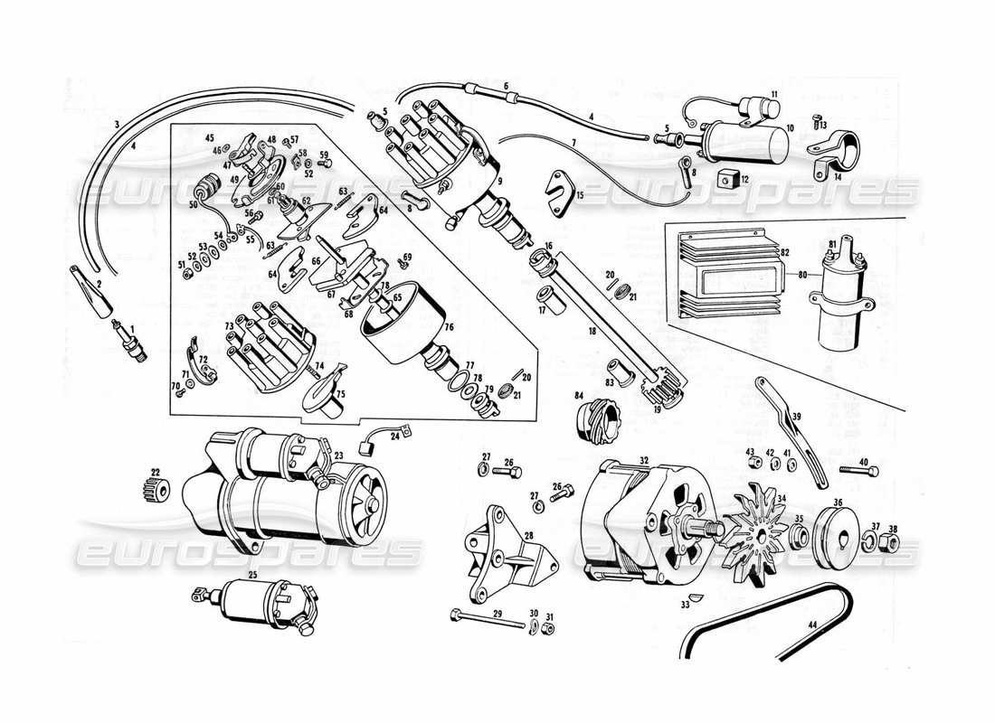 part diagram containing part number mas2039/16