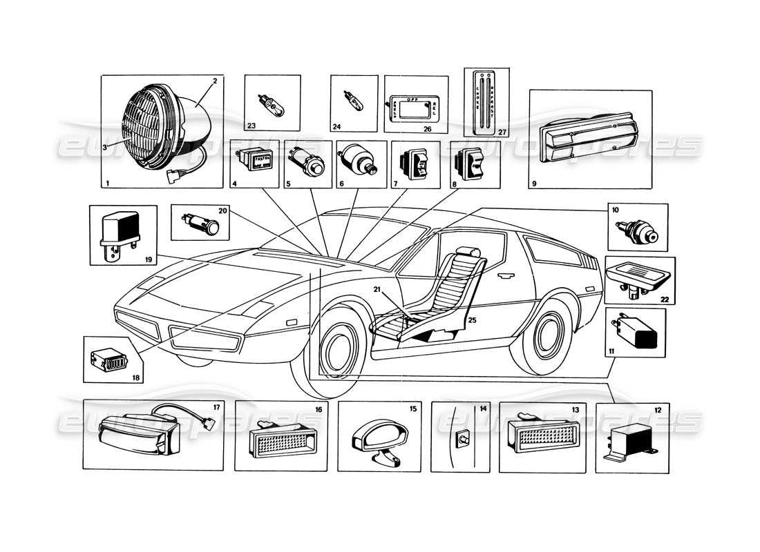 part diagram containing part number 117 bl 78277