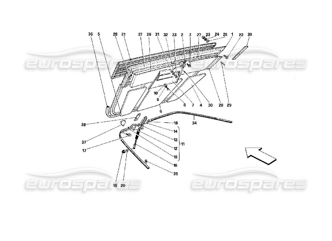 part diagram containing part number 61349600