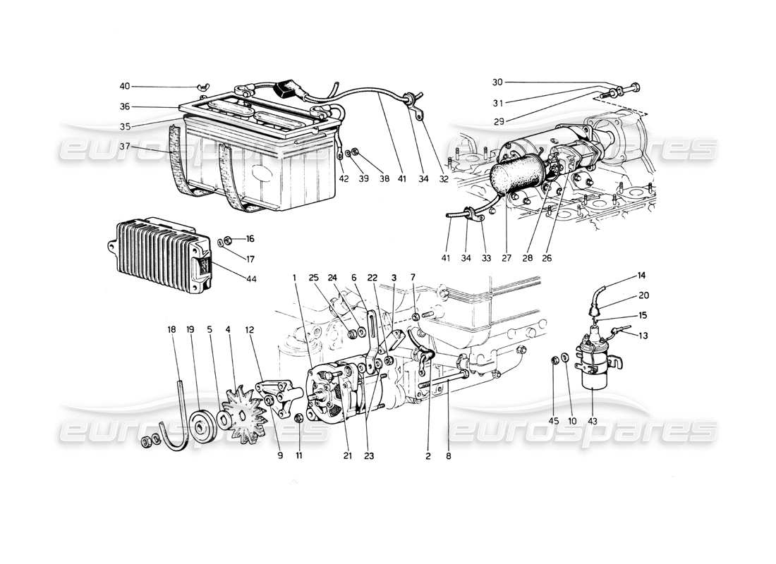 ferrari 512 bb current generation part diagram