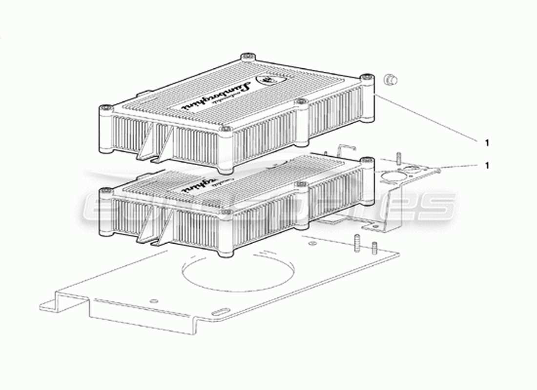 lamborghini diablo vt (1994) eletronic injection units (valid for canada version - april 1994) part diagram