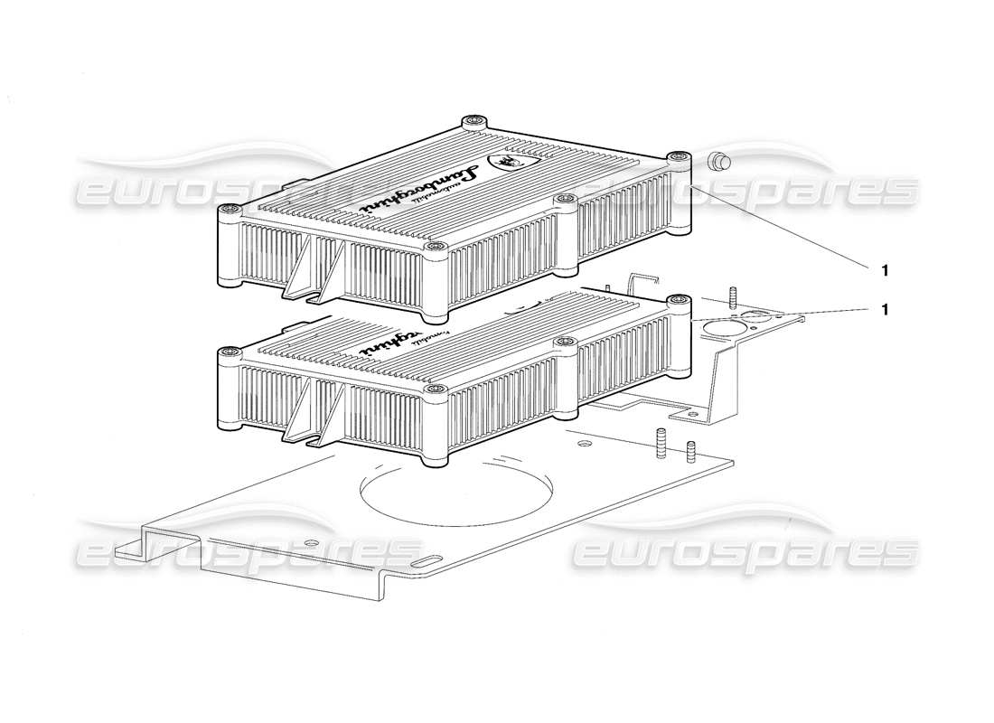 lamborghini diablo vt (1994) eletronic injection units - (valid for south africa - rh d. version - april 1994) part diagram