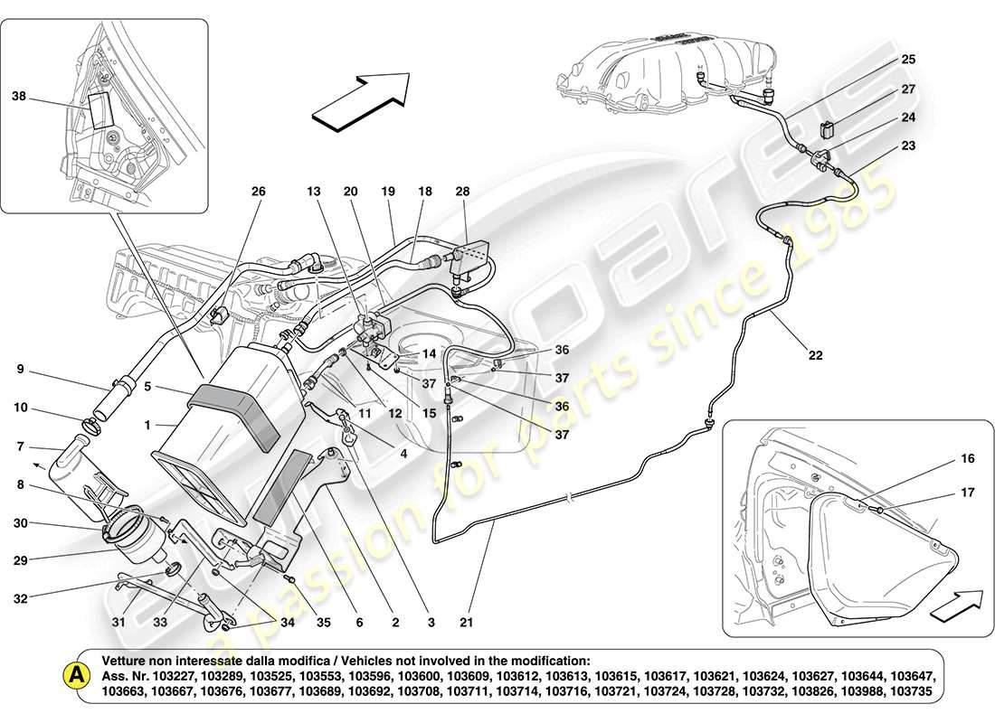 part diagram containing part number 14058419