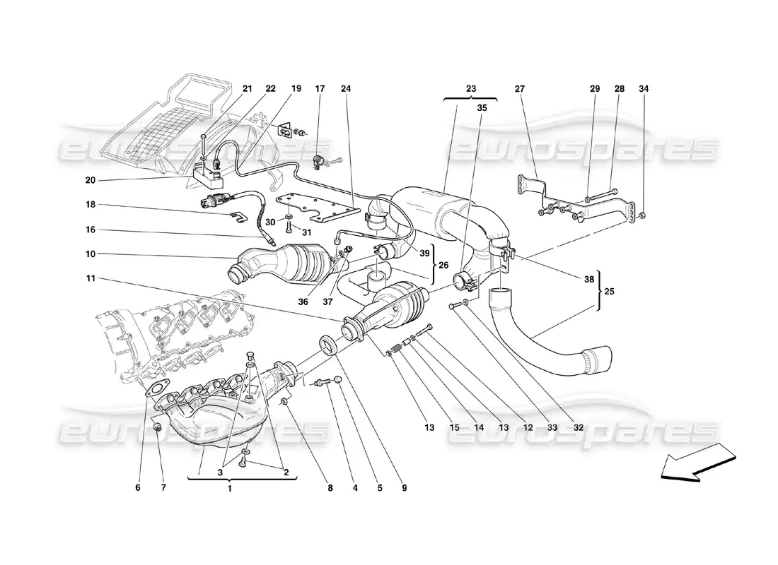 part diagram containing part number 173896