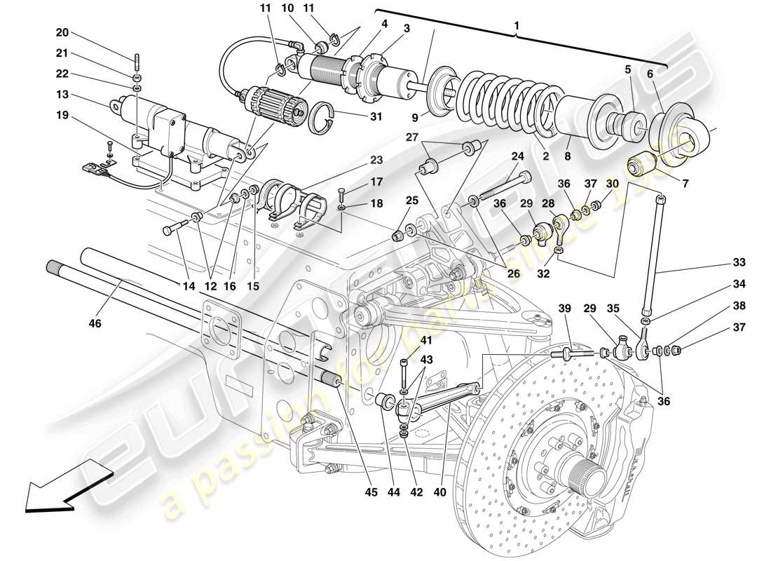 part diagram containing part number 197135