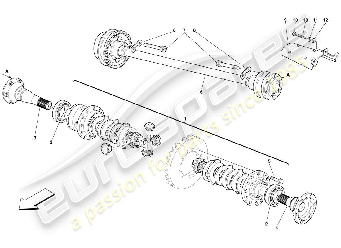 part diagram containing part number 13540924