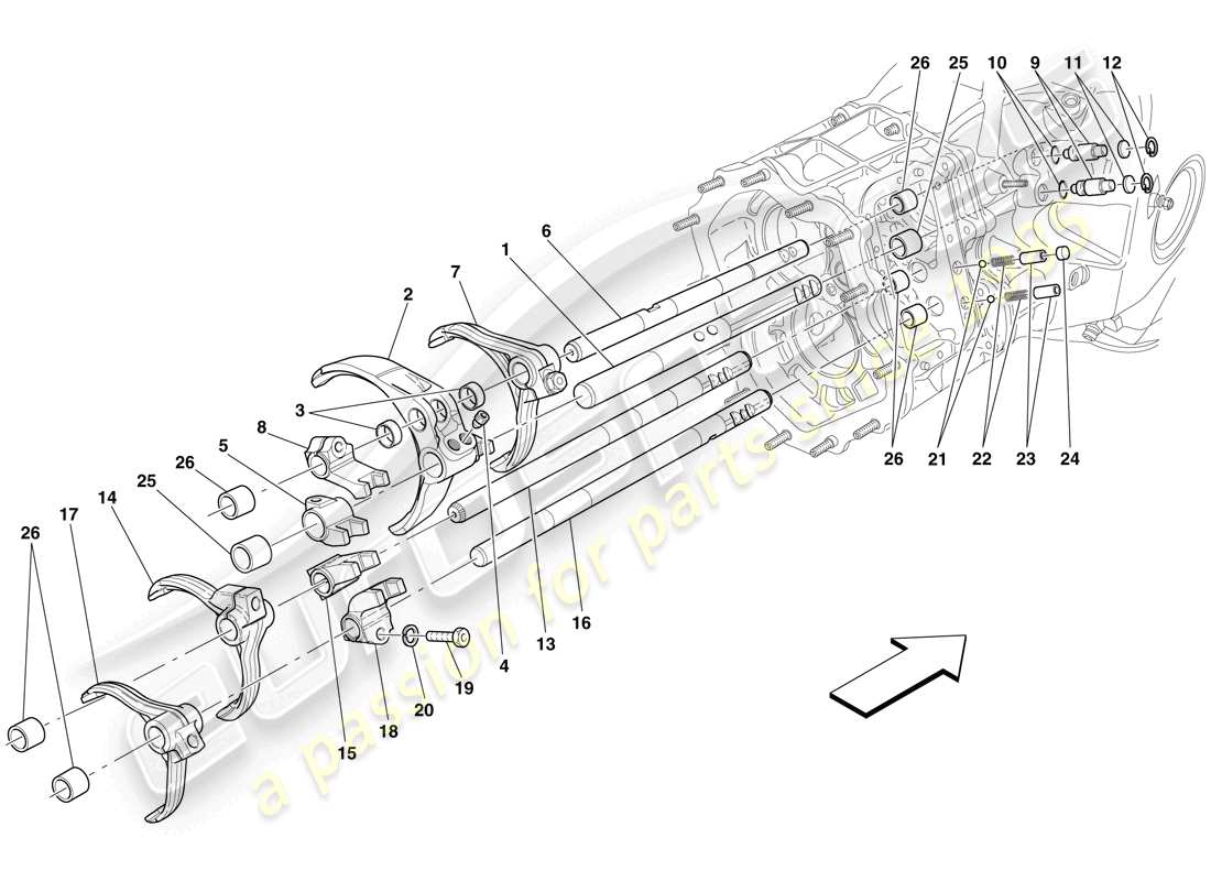 part diagram containing part number 158051