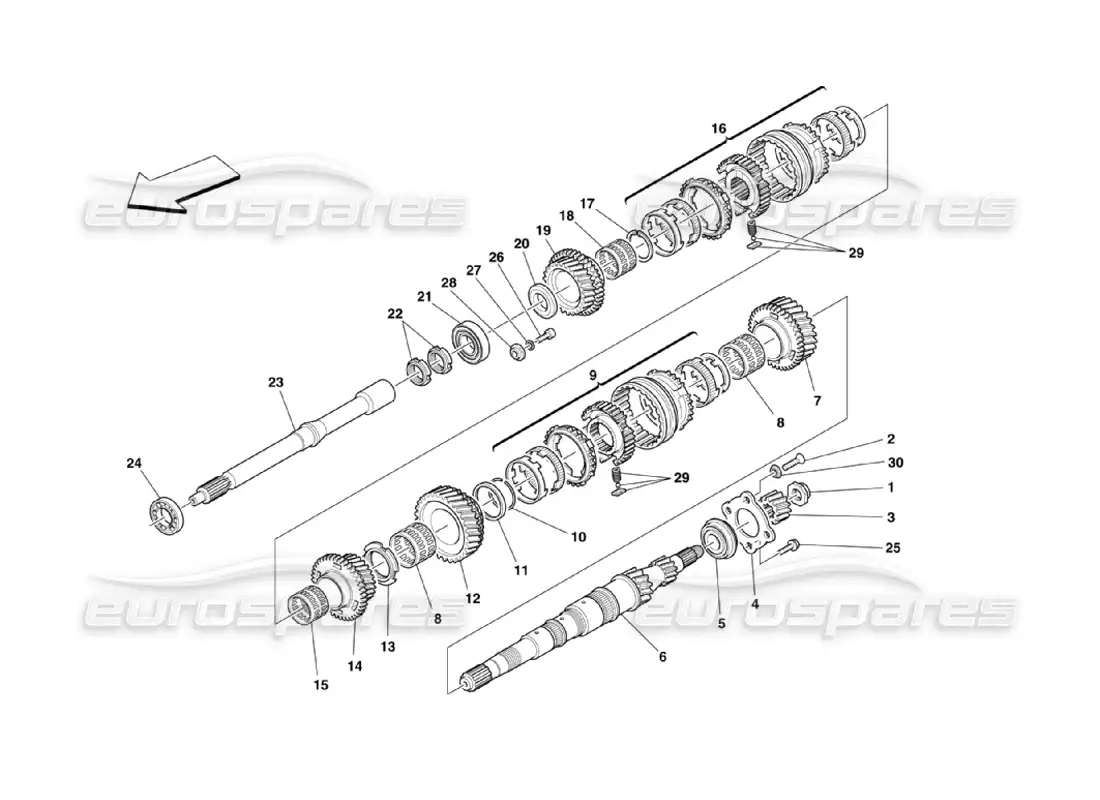 part diagram containing part number 184010