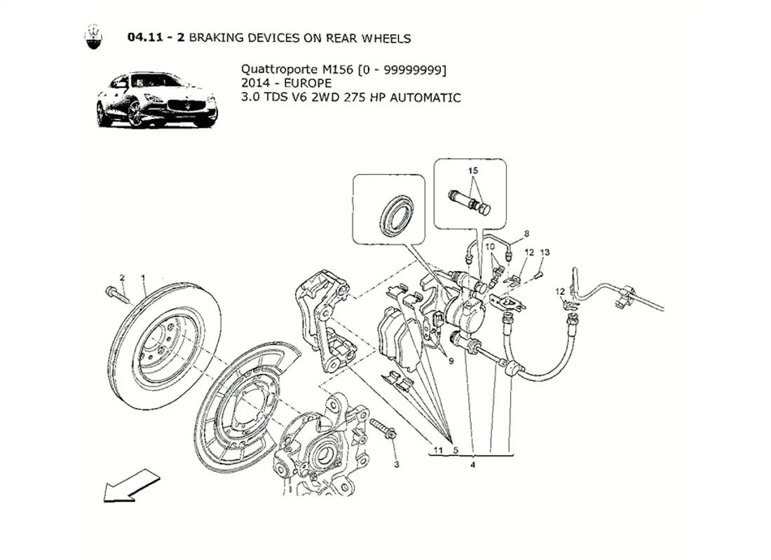 part diagram containing part number 980156042
