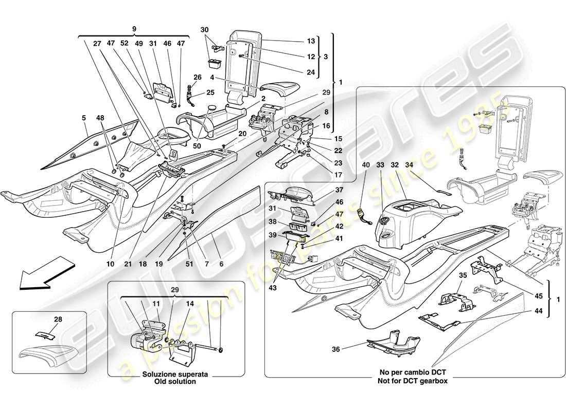 a part diagram from the Ferrari California (Europe) parts catalogue