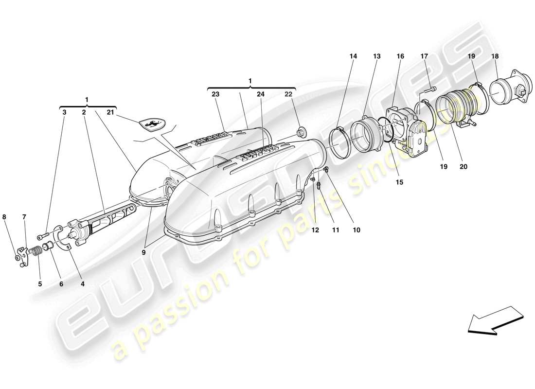 part diagram containing part number 226757