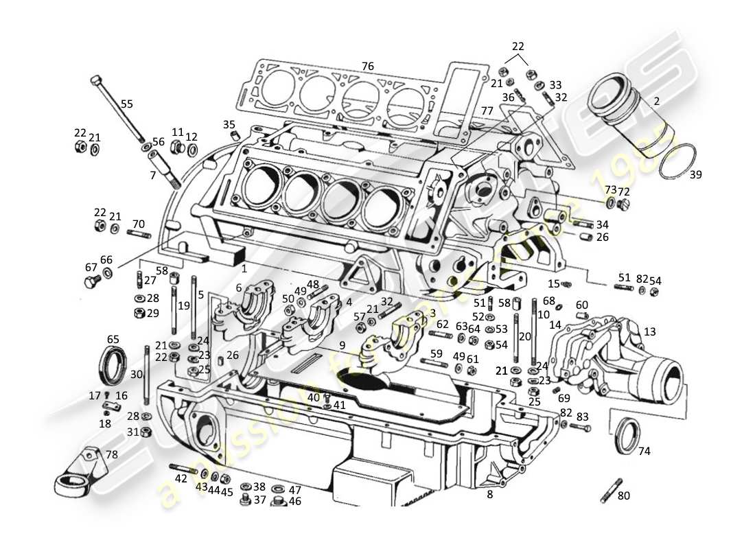 part diagram containing part number pn 88608