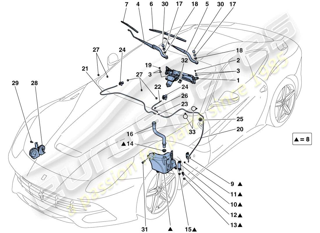 part diagram containing part number 84233200