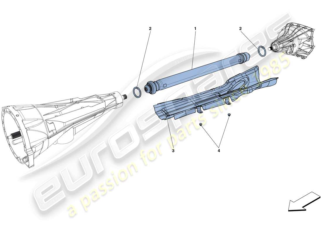 a part diagram from the ferrari 812 superfast (europe) parts catalogue