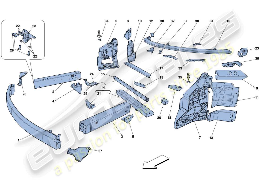 part diagram containing part number 84652700