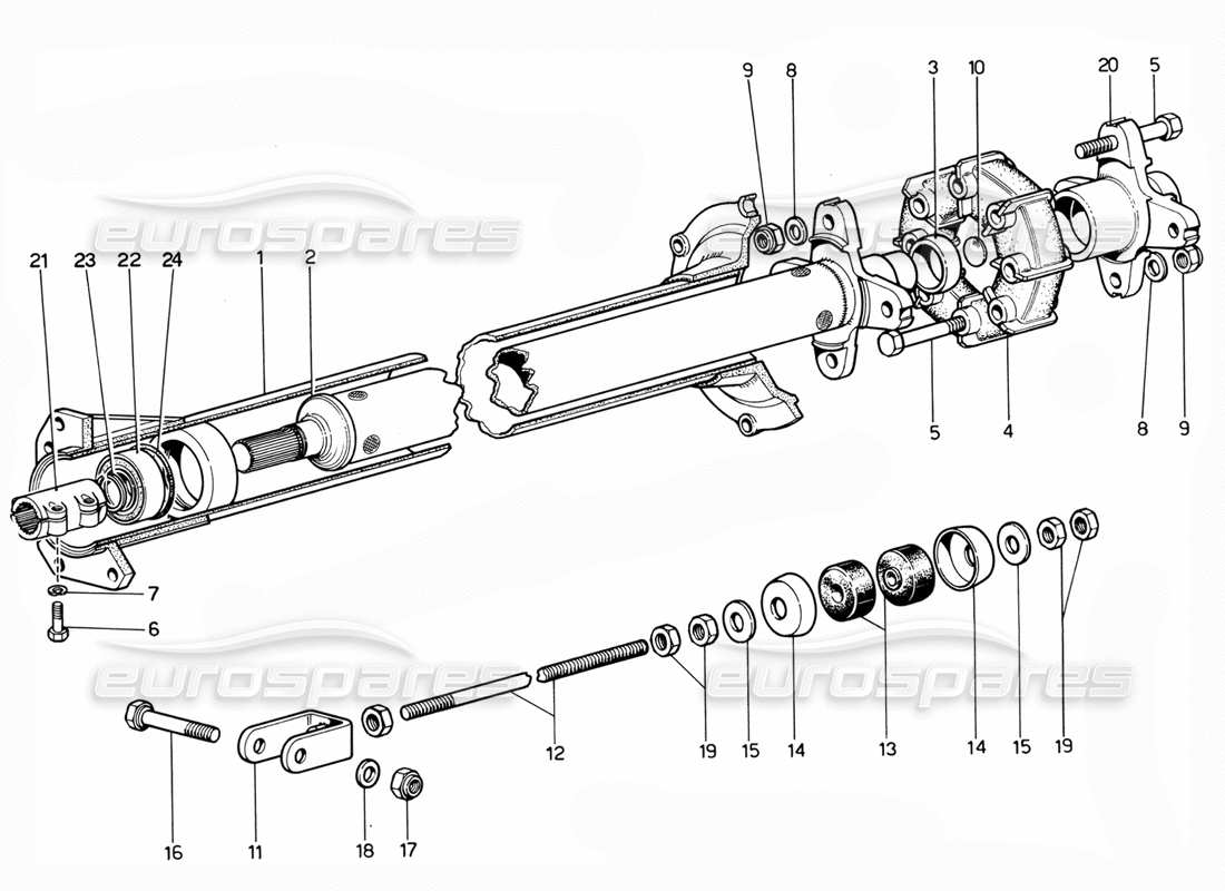 part diagram containing part number 95555