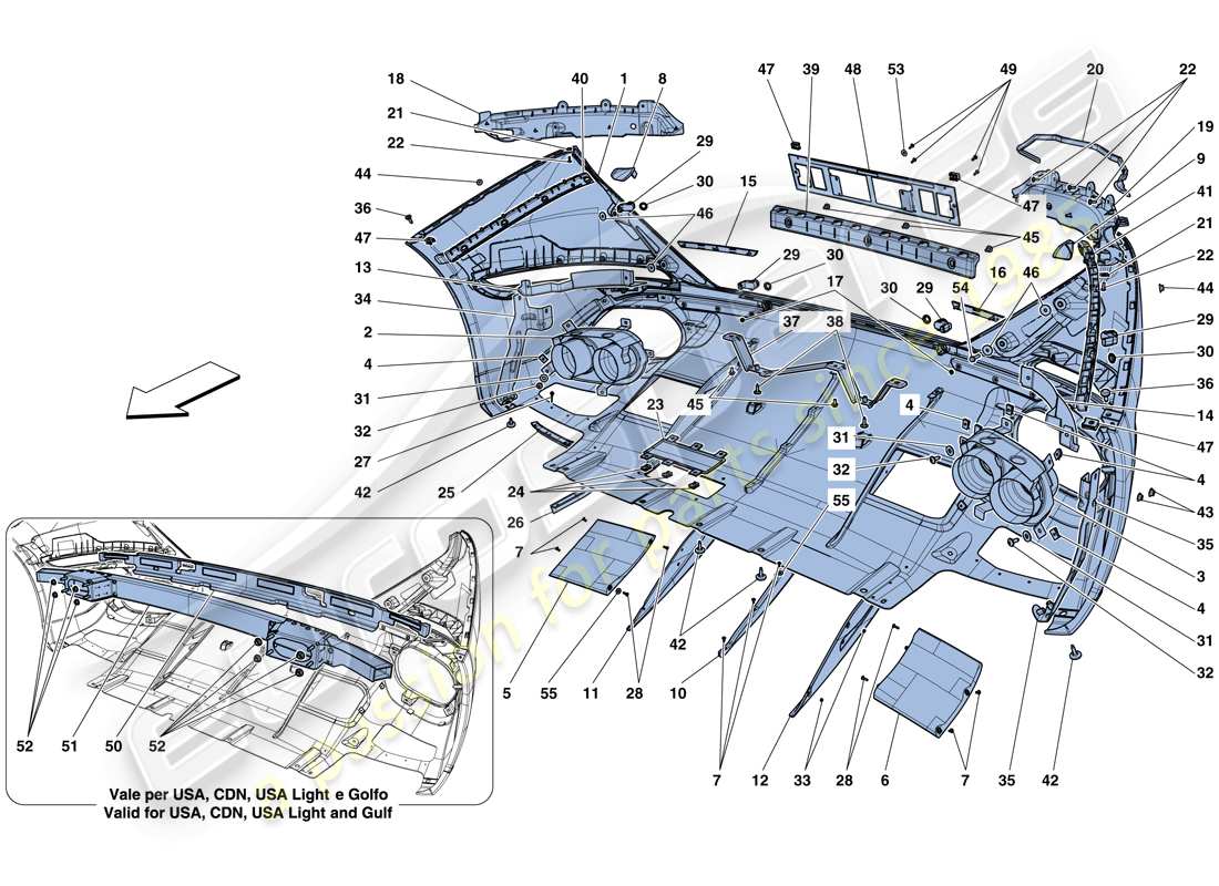 part diagram containing part number 86667810