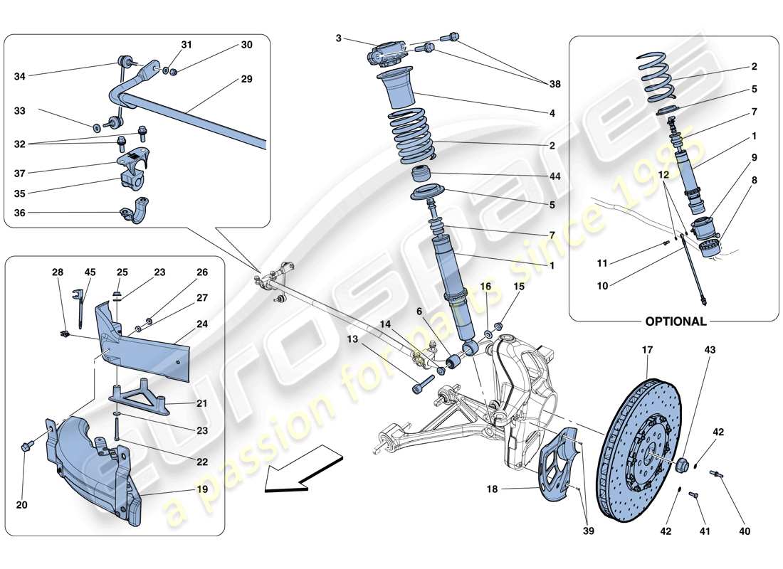a part diagram from the Ferrari F12 Berlinetta (USA) parts catalogue