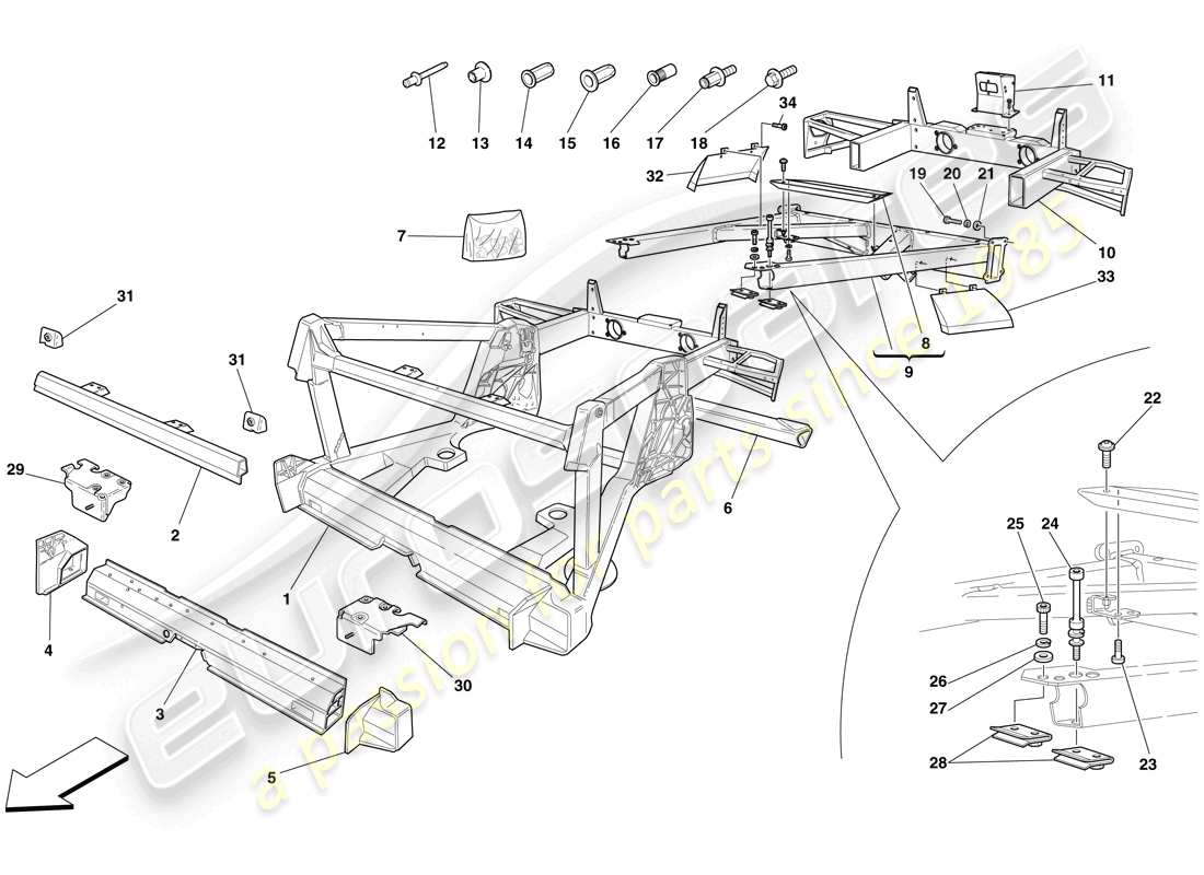 part diagram containing part number 985234099