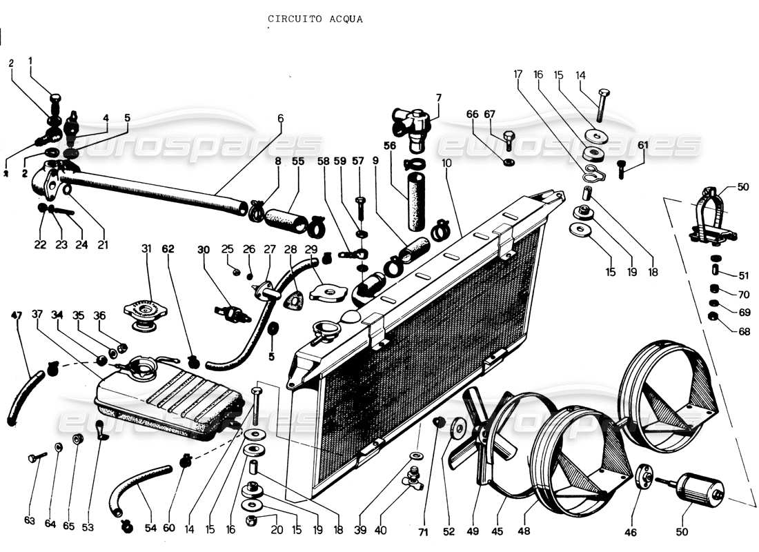 part diagram containing part number 001709981