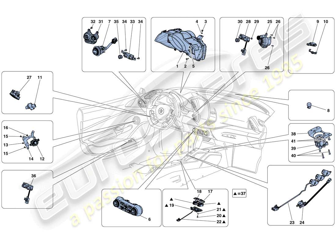 part diagram containing part number 87263200