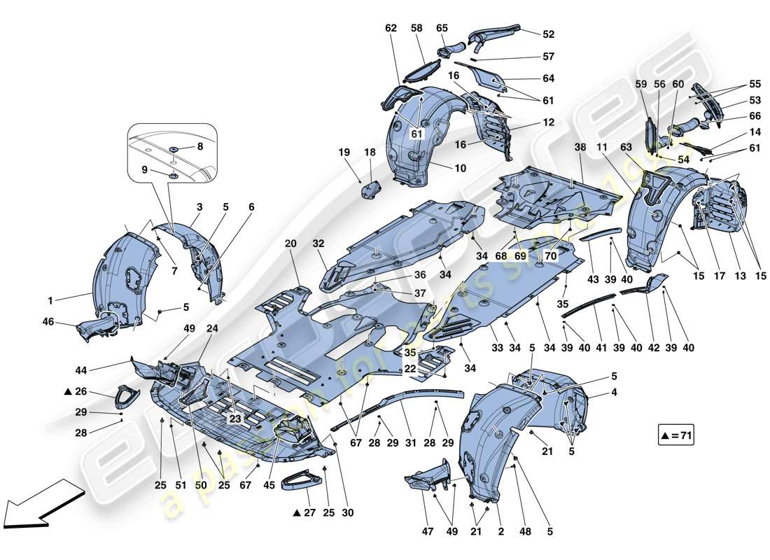 part diagram containing part number 82362500