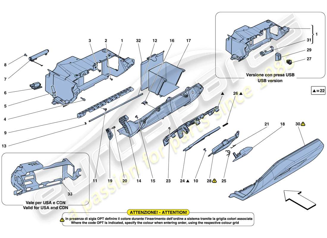 part diagram containing part number 88323900