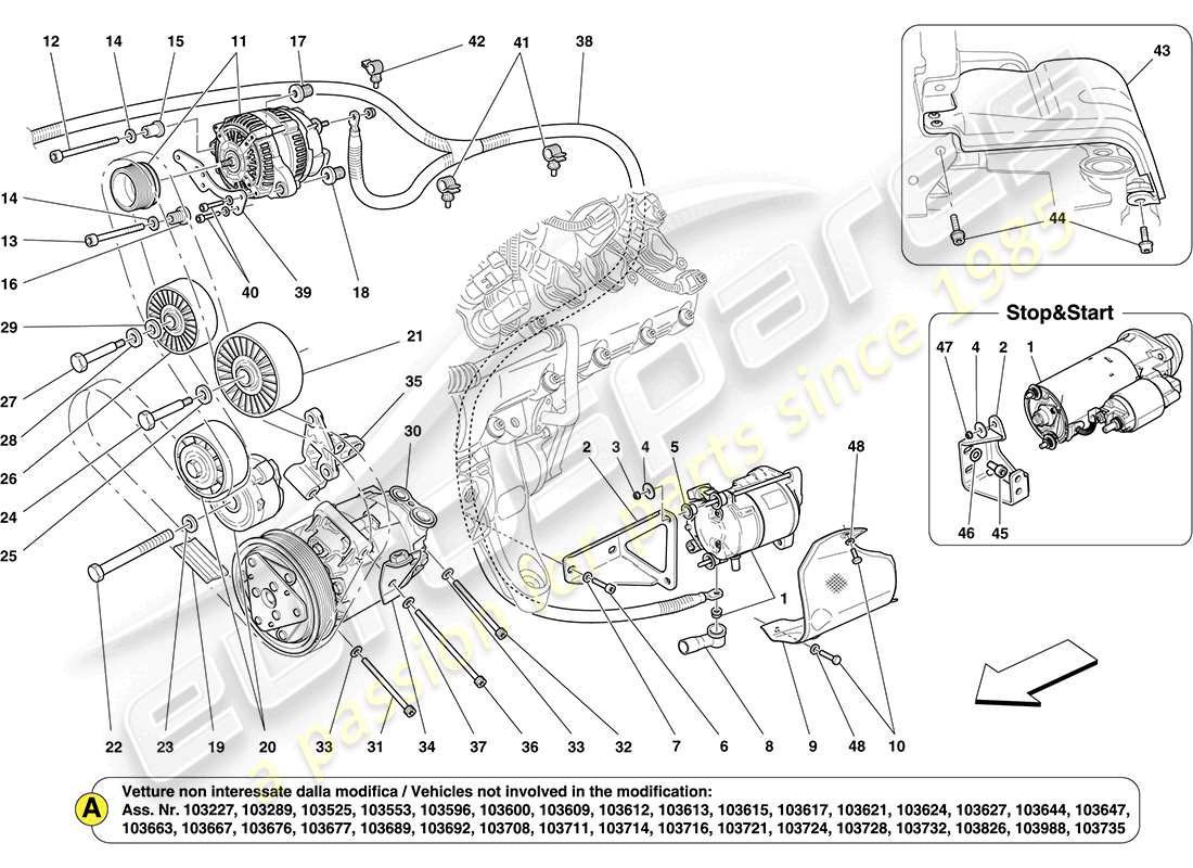 part diagram containing part number 252087