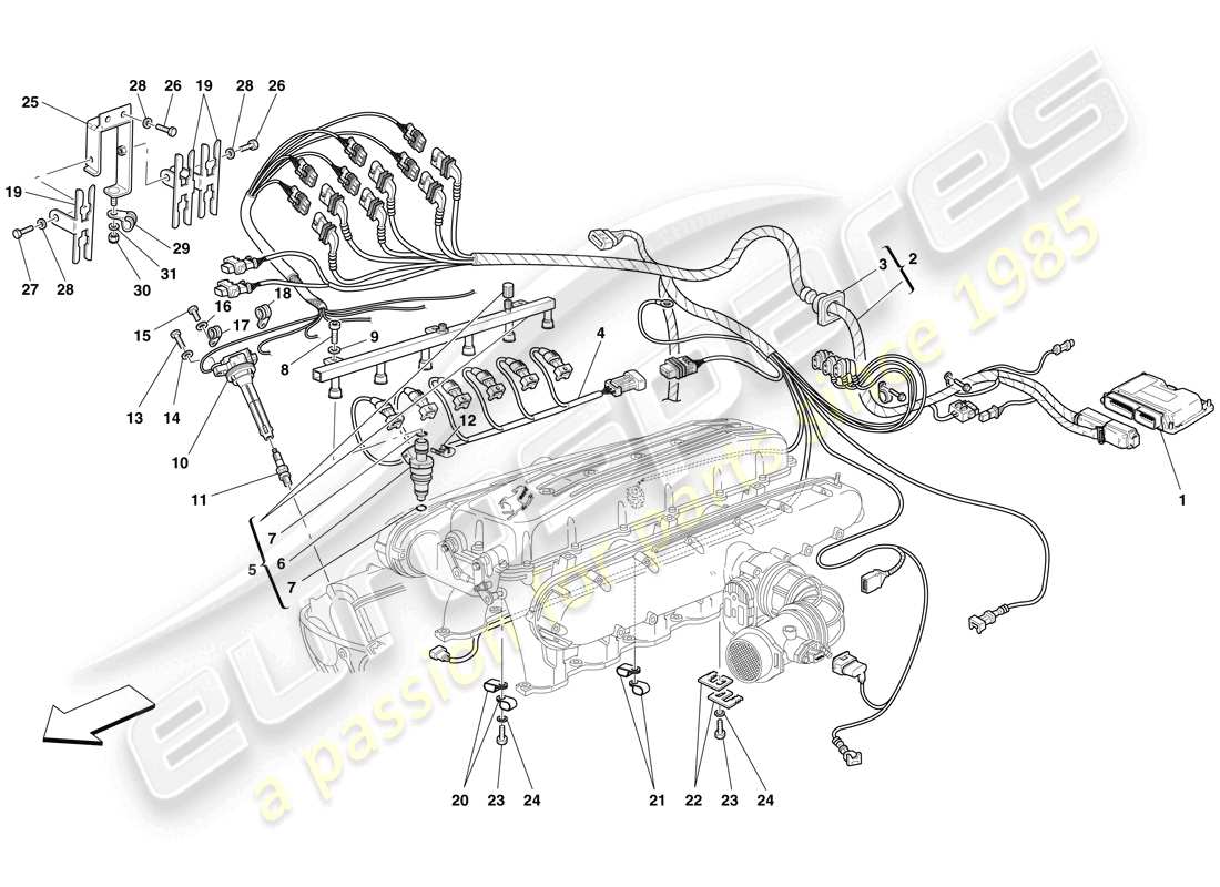 part diagram containing part number 233556