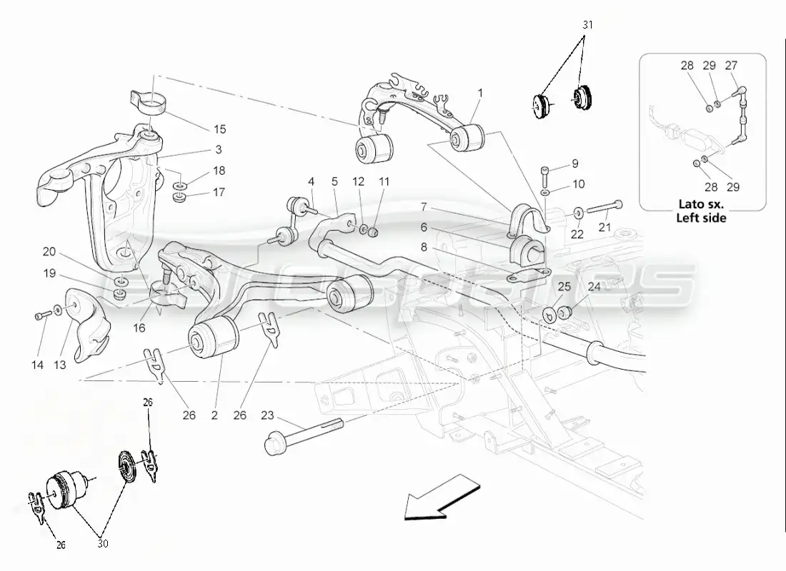 part diagram containing part number 198042