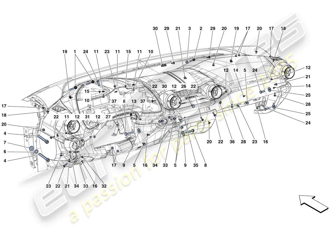 part diagram containing part number 16043634