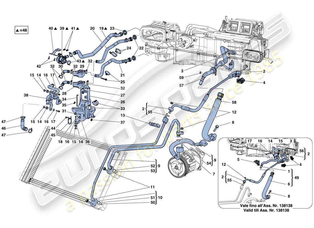 part diagram containing part number 291645