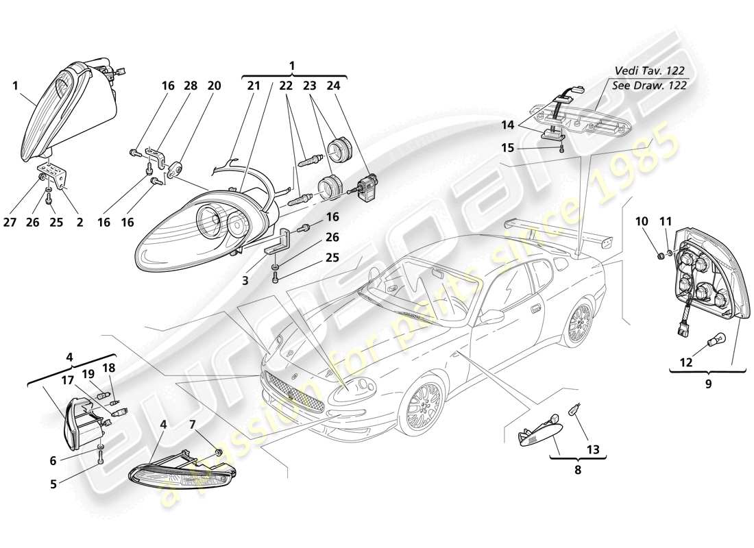 part diagram containing part number 208125045