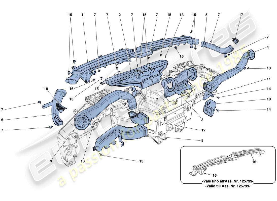 part diagram containing part number 85833700