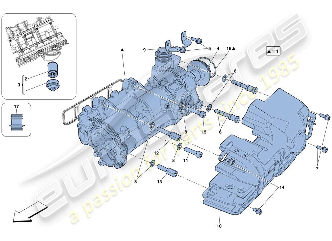 part diagram containing part number 305154