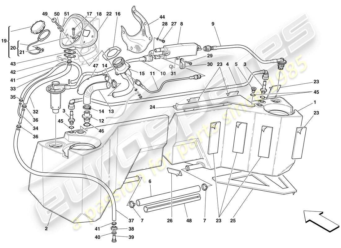 part diagram containing part number 192251