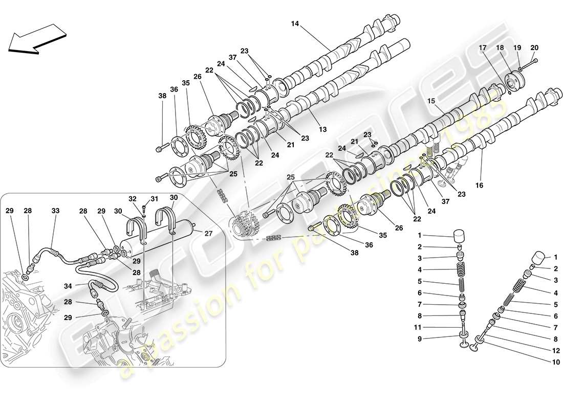 part diagram containing part number 211416