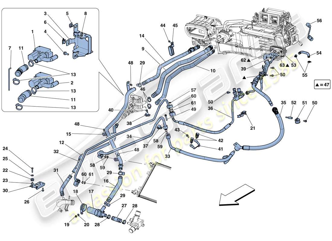 part diagram containing part number 289040