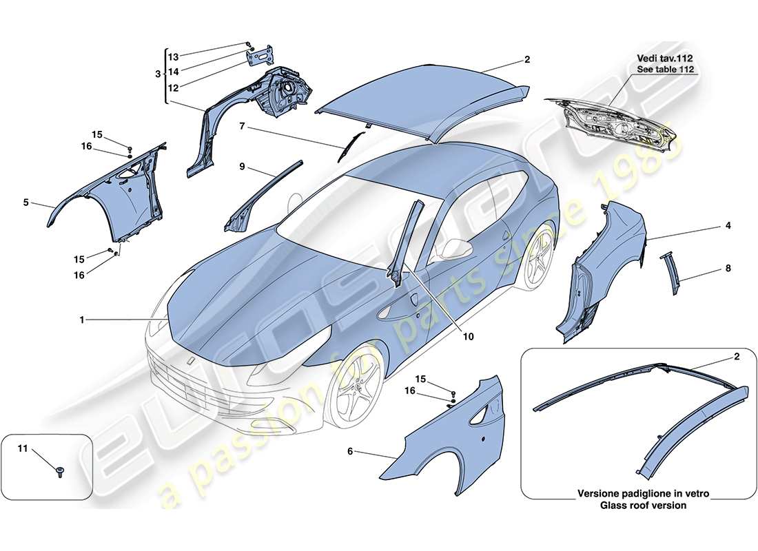 part diagram containing part number 83275711