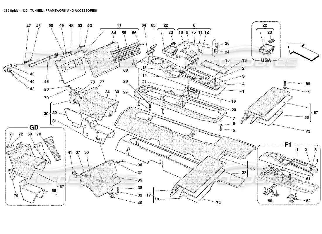 part diagram containing part number 651582..