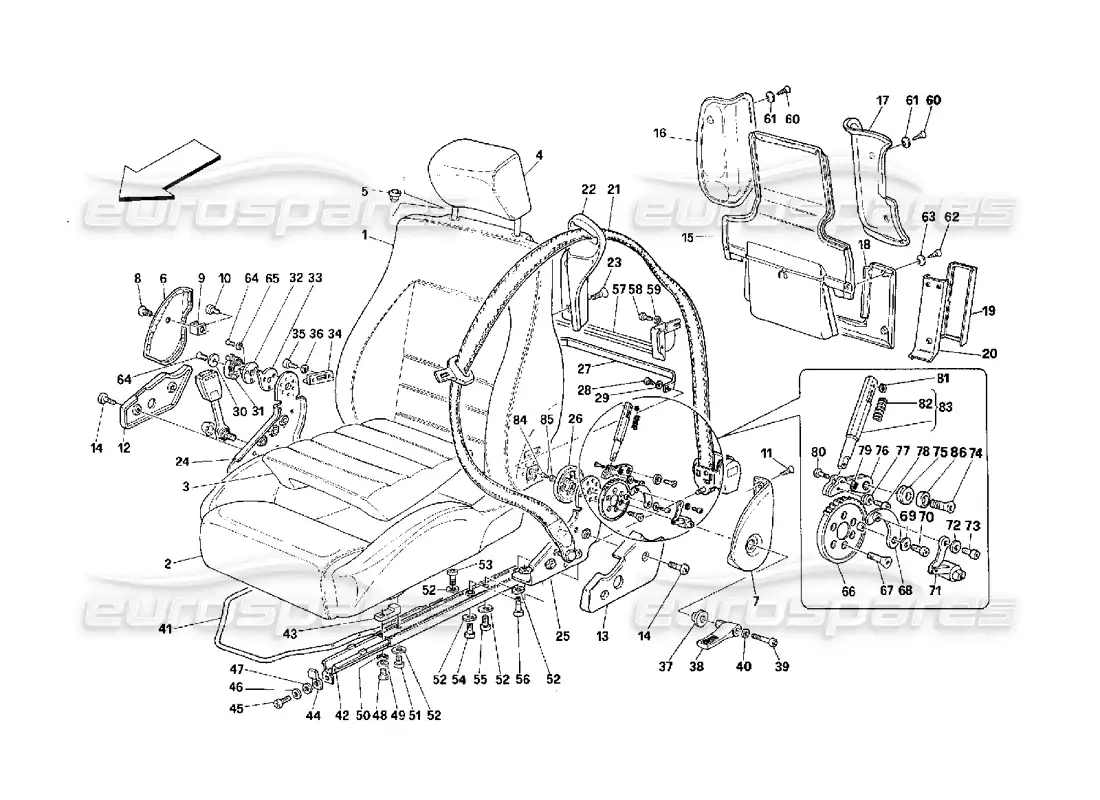 part diagram containing part number 63395300