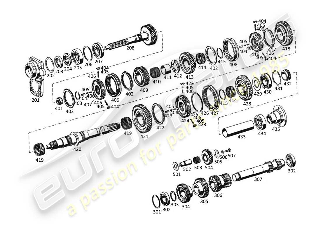 part diagram containing part number tc 85775