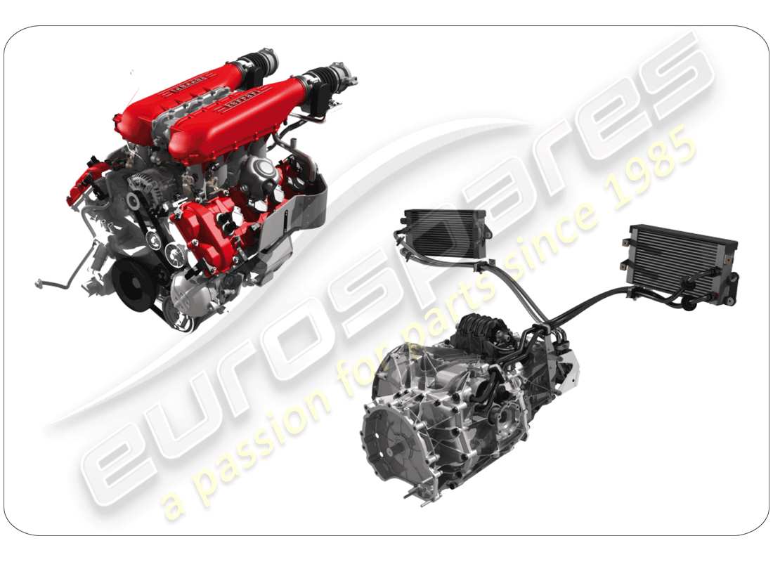 ferrari 458 spider (europe) spare assembly units parts diagram