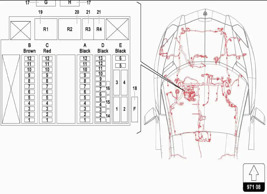 lamborghini centenario spider electrical system parts diagram