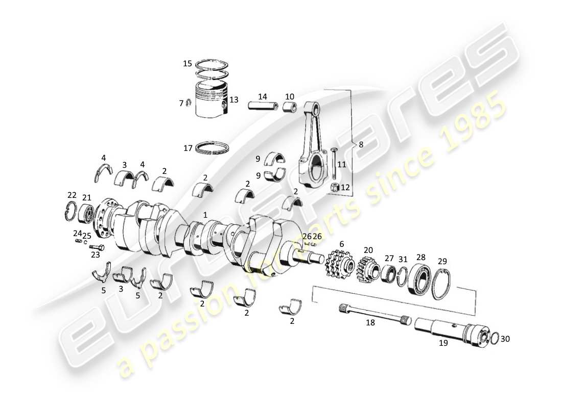 maserati kyalami moving parts parts diagram
