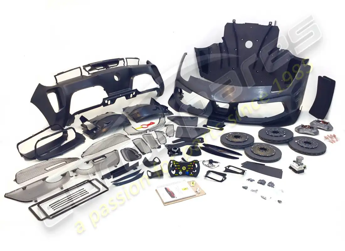ferrari 488 challenge evo kit parts diagram