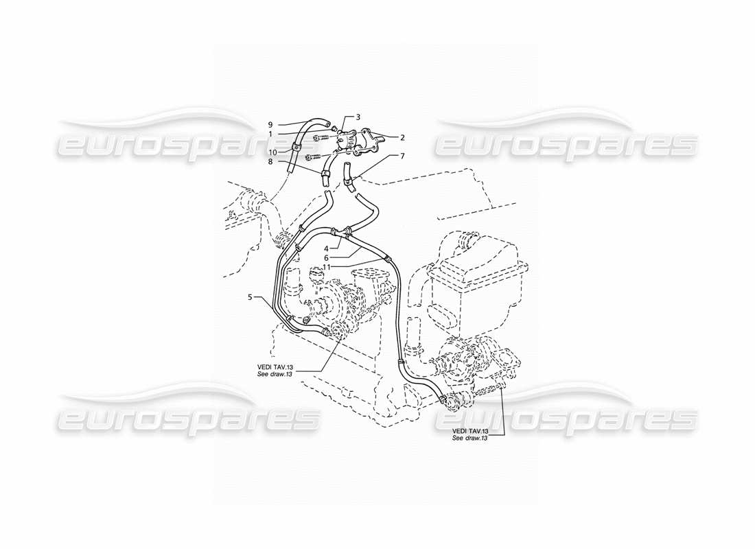 maserati ghibli 2.8 (abs) boost control system parts diagram