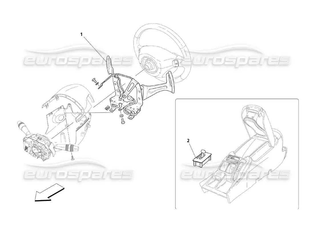 maserati qtp. (2003) 4.2 driver controls for f1 gearbox parts diagram