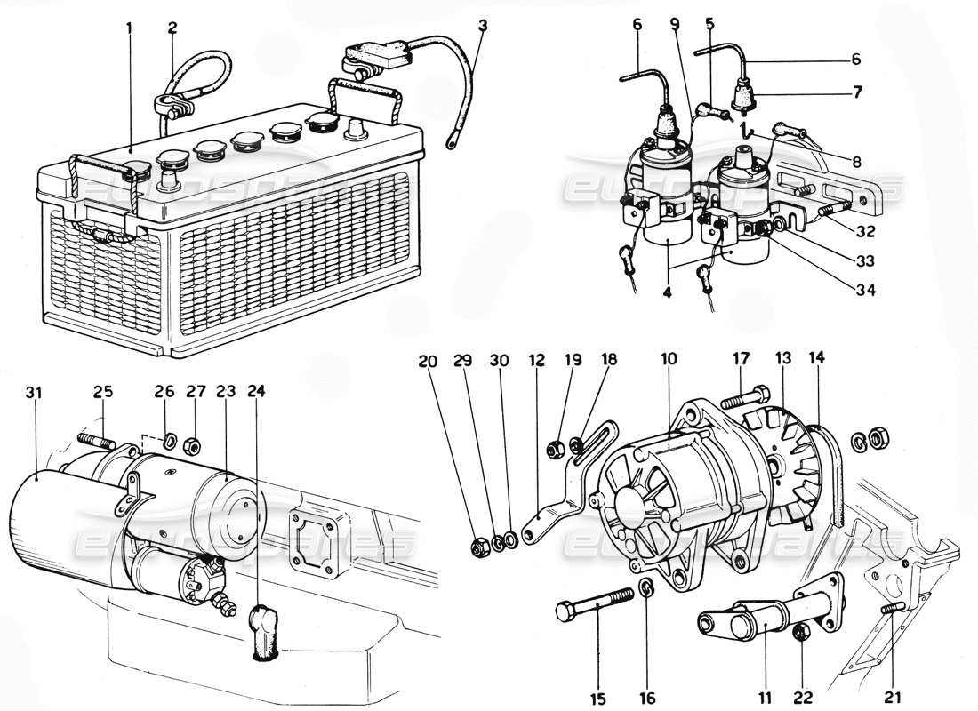 part diagram containing part number 401337 / 6 atp 15 - 12 v