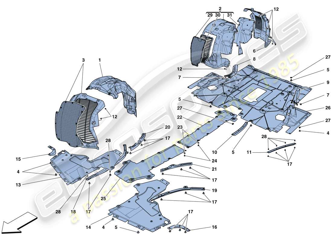 part diagram containing part number 87495800